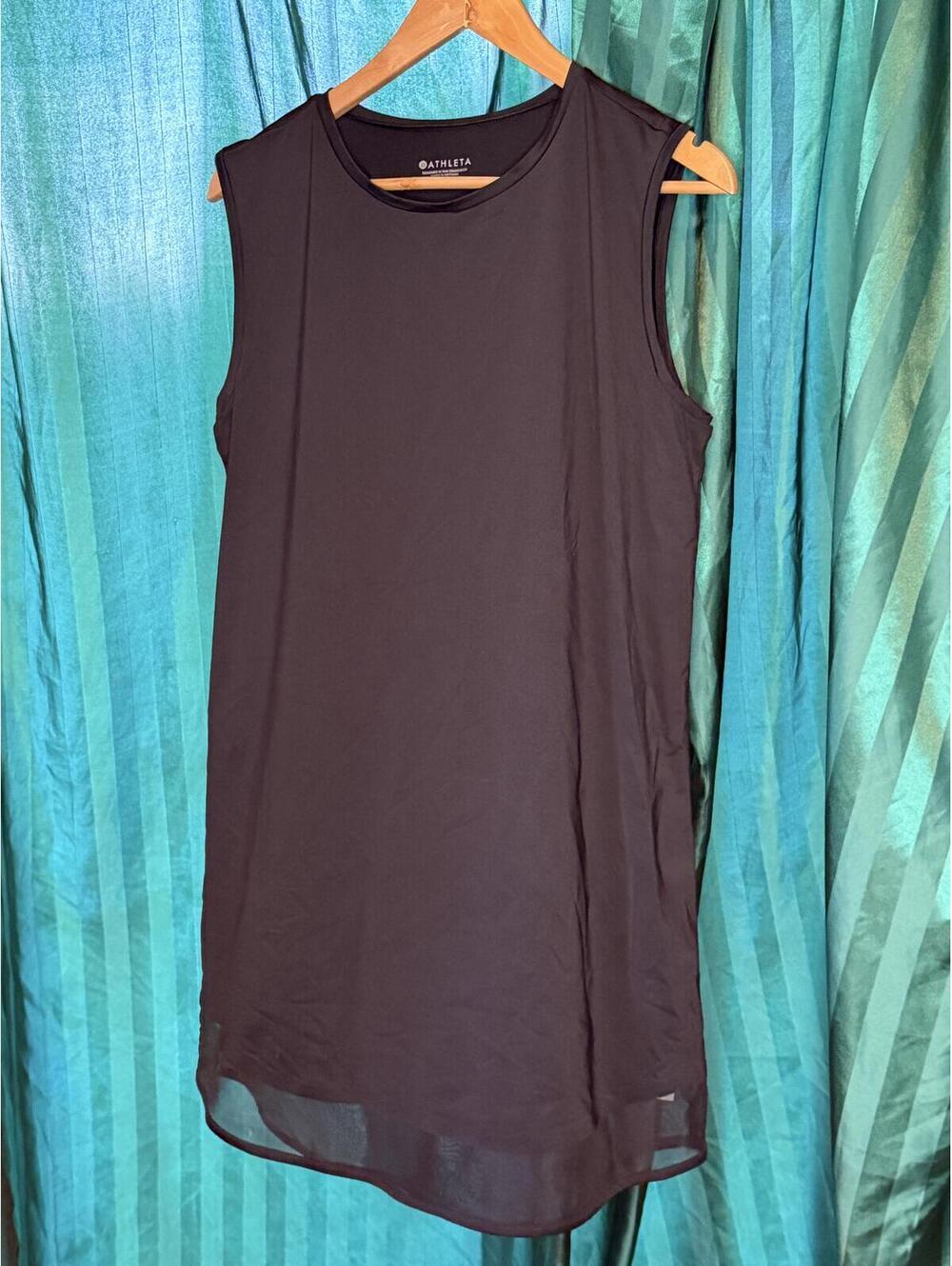 Athleta Renew Seamless High Neck Racerback Tank Top Charcoal Grey Large L